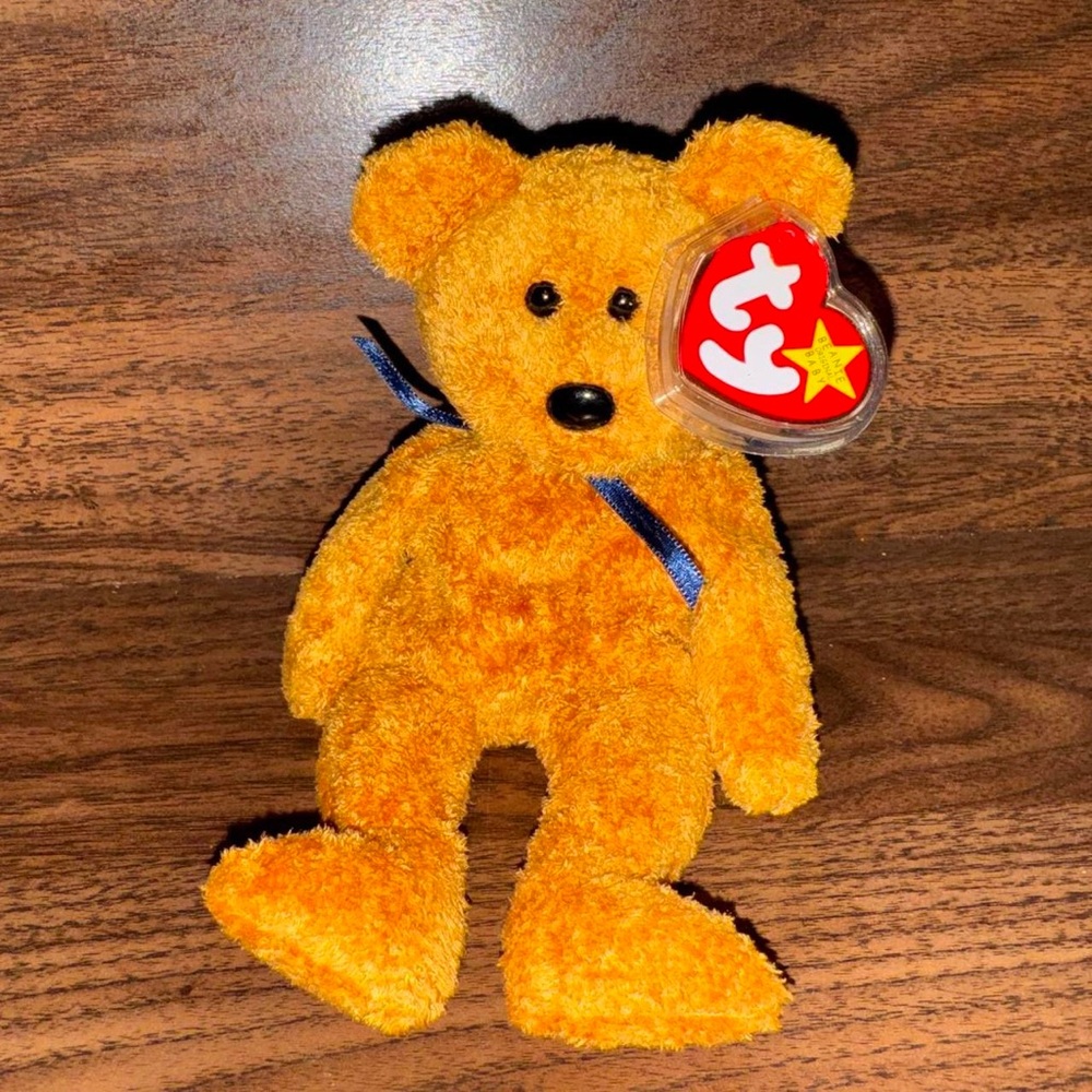 Ty Fuzz the bear beanie baby - 1999